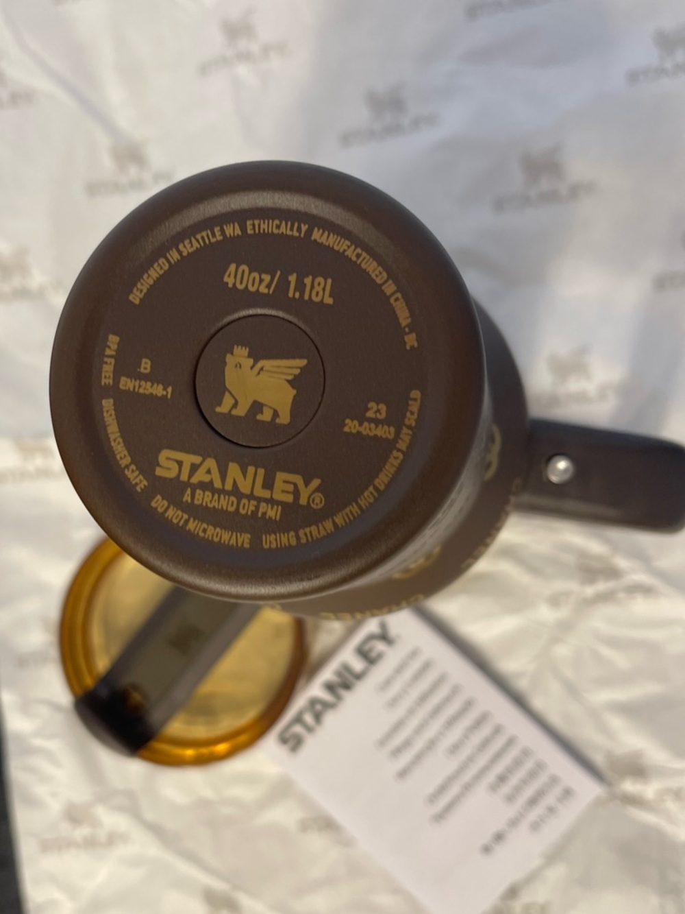 Stanley Brown and Gold Quencher H2.0 Tumbler - Picture 7 of 8